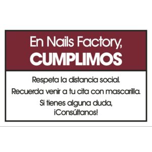 VINILO ”EN NAILS FACTORY CUMPLIMOS”