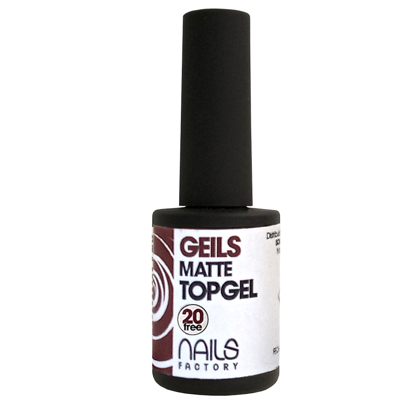 GEILS  MATTE TOPGEL NAILS FACTORY 15 ml.
