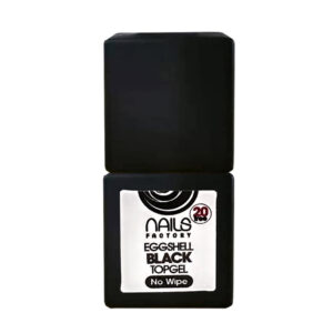 EGGSHELL TOPGEL BLACK ”no wipe” 5 ml