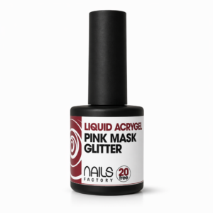 LIQUID ACRYGEL PINK MASK GLITTER 15 gr